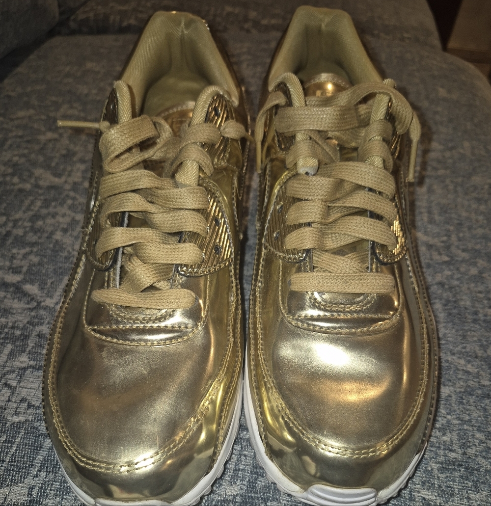 Nike Gold Sneakers